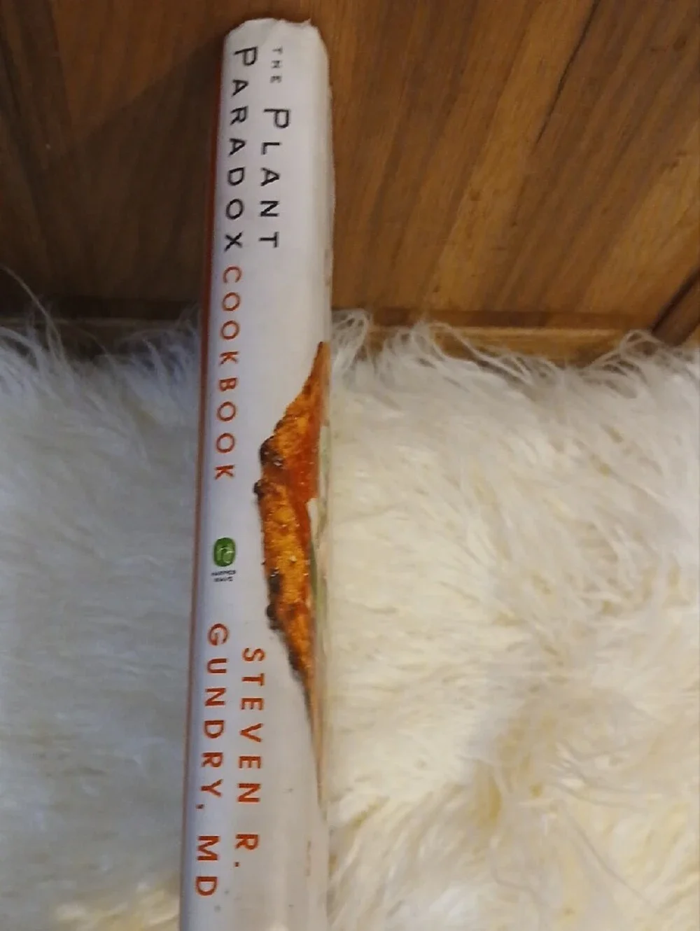 The Plant Paradox Cookbook by Steven R. Gundry - White & Orange Cover